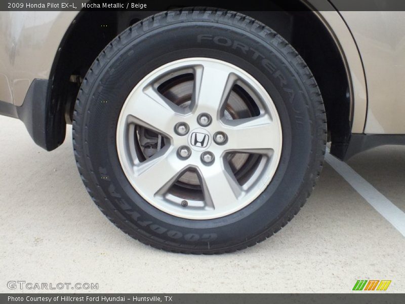 Mocha Metallic / Beige 2009 Honda Pilot EX-L