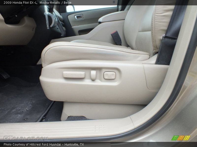 Mocha Metallic / Beige 2009 Honda Pilot EX-L