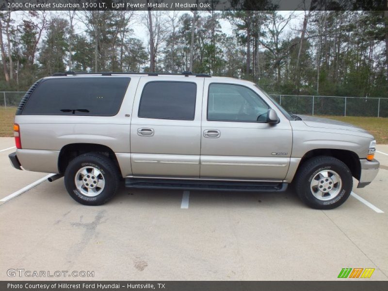 Light Pewter Metallic / Medium Oak 2000 Chevrolet Suburban 1500 LT