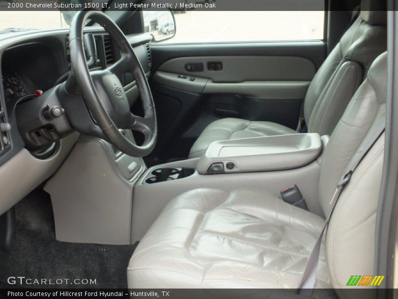 Light Pewter Metallic / Medium Oak 2000 Chevrolet Suburban 1500 LT