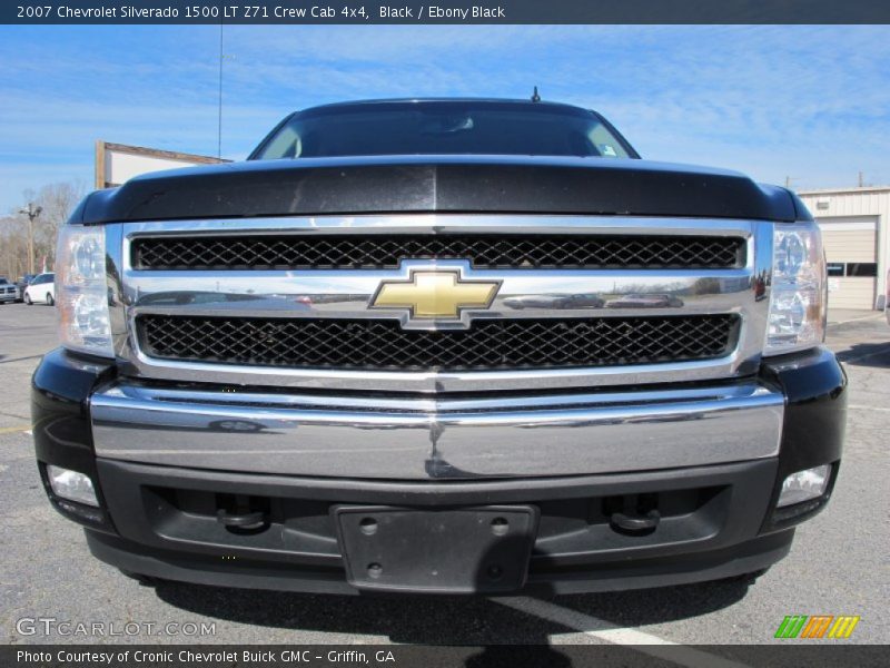 Black / Ebony Black 2007 Chevrolet Silverado 1500 LT Z71 Crew Cab 4x4