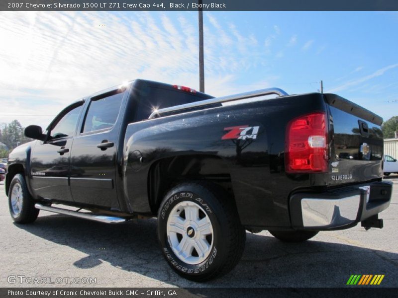 Black / Ebony Black 2007 Chevrolet Silverado 1500 LT Z71 Crew Cab 4x4