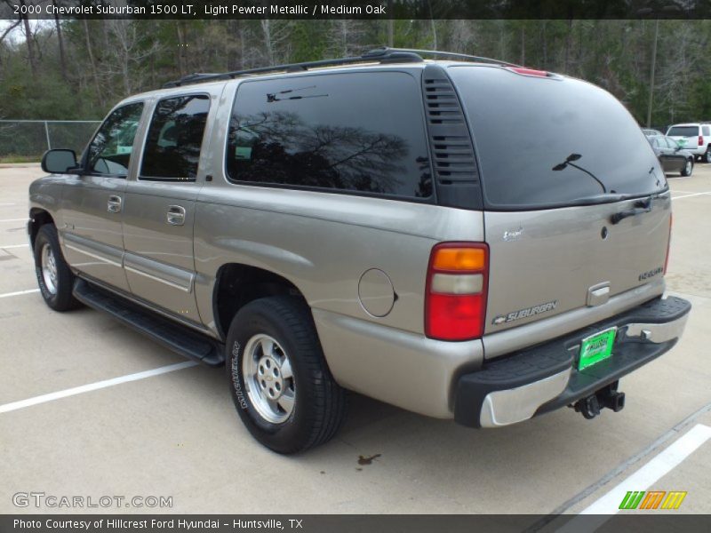 Light Pewter Metallic / Medium Oak 2000 Chevrolet Suburban 1500 LT
