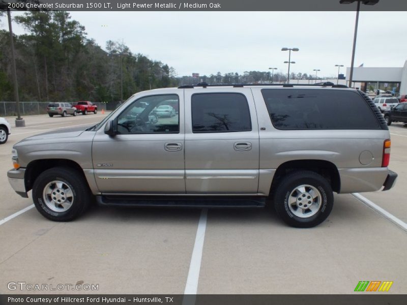 Light Pewter Metallic / Medium Oak 2000 Chevrolet Suburban 1500 LT