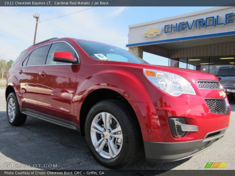 Cardinal Red Metallic / Jet Black 2012 Chevrolet Equinox LT