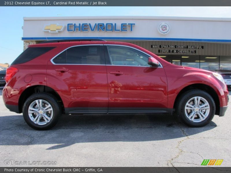 Cardinal Red Metallic / Jet Black 2012 Chevrolet Equinox LT