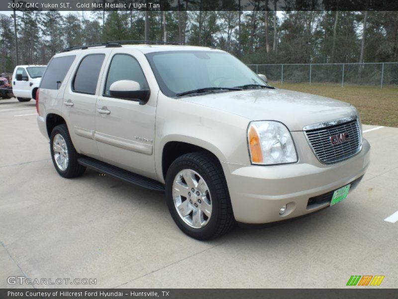 Gold Mist Metallic / Light Tan 2007 GMC Yukon SLT