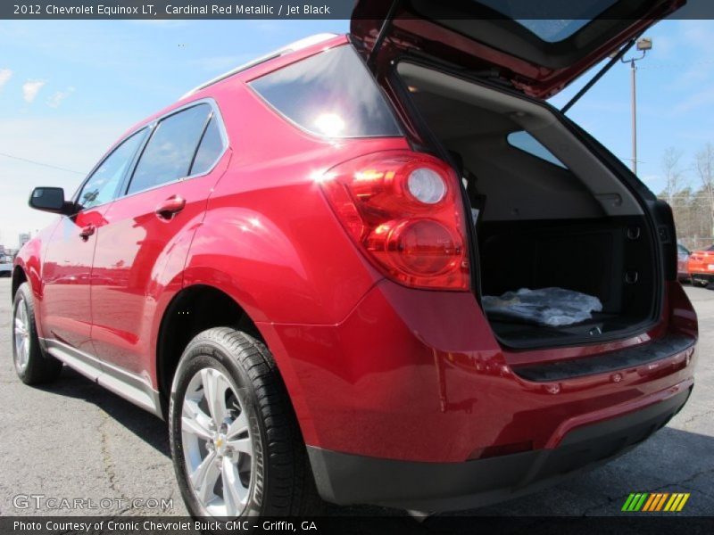 Cardinal Red Metallic / Jet Black 2012 Chevrolet Equinox LT