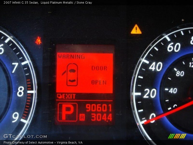 Liquid Platinum Metallic / Stone Gray 2007 Infiniti G 35 Sedan