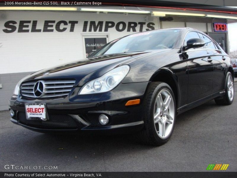 Black / Cashmere Beige 2006 Mercedes-Benz CLS 500