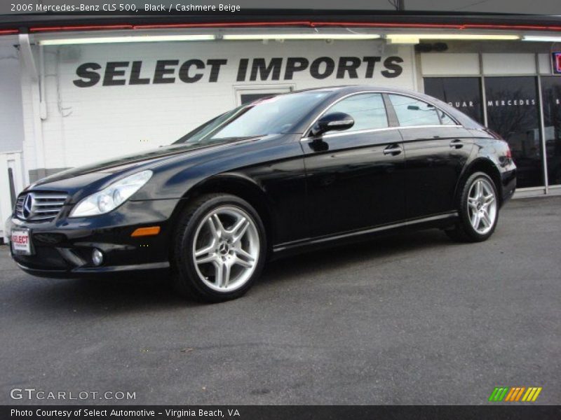 Black / Cashmere Beige 2006 Mercedes-Benz CLS 500