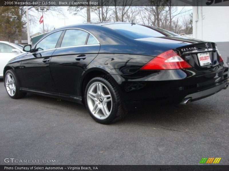 Black / Cashmere Beige 2006 Mercedes-Benz CLS 500