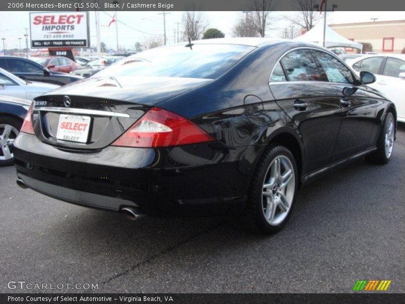Black / Cashmere Beige 2006 Mercedes-Benz CLS 500
