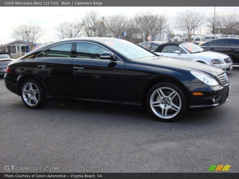 Black / Cashmere Beige 2006 Mercedes-Benz CLS 500