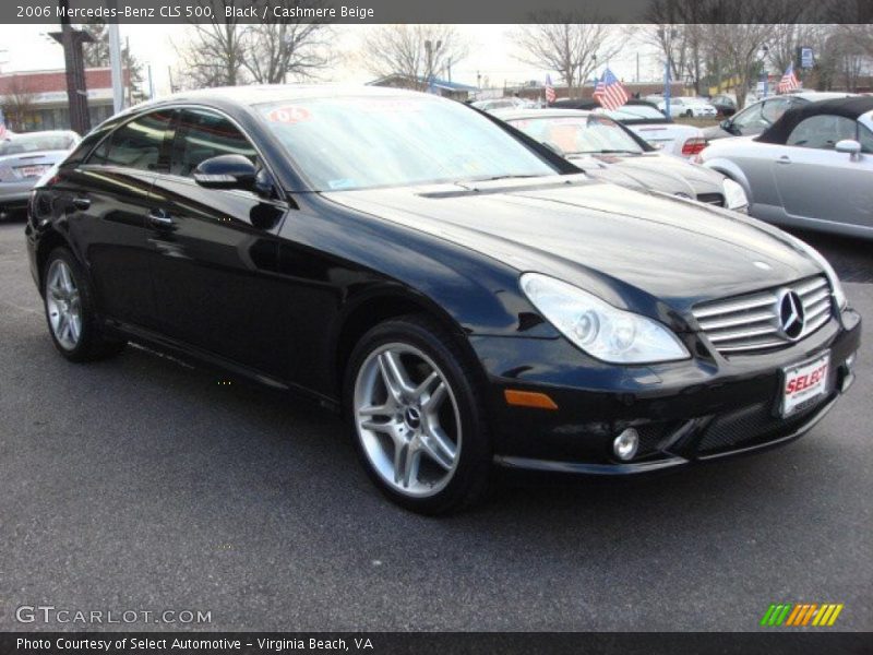 Black / Cashmere Beige 2006 Mercedes-Benz CLS 500