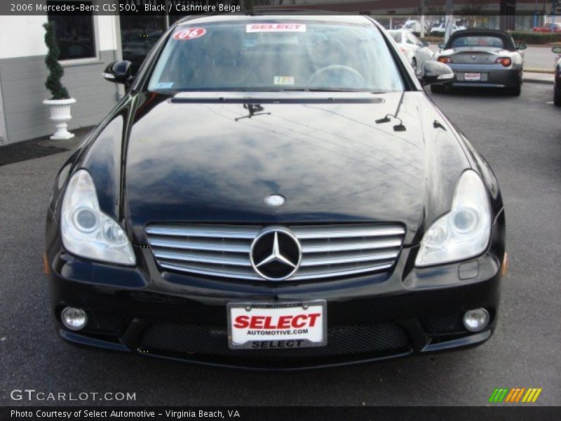 Black / Cashmere Beige 2006 Mercedes-Benz CLS 500
