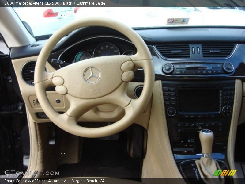Black / Cashmere Beige 2006 Mercedes-Benz CLS 500