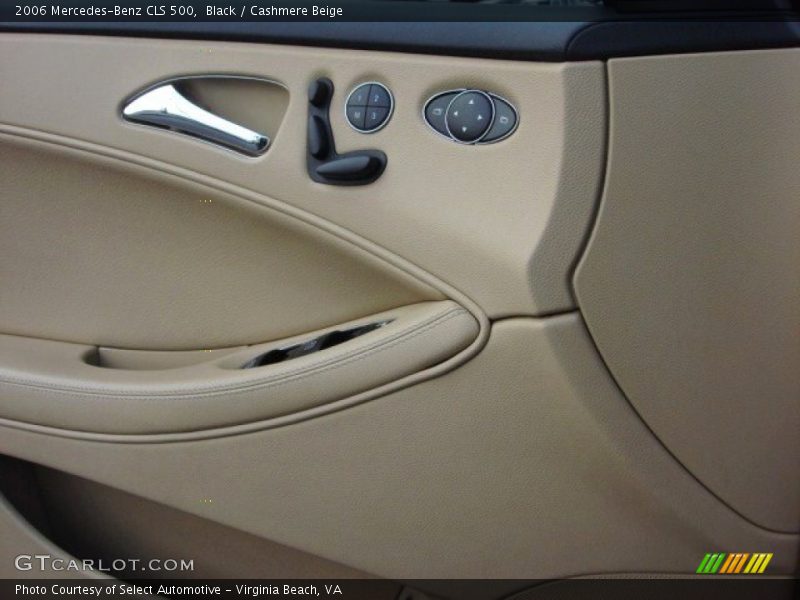 Black / Cashmere Beige 2006 Mercedes-Benz CLS 500