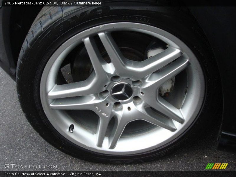 Black / Cashmere Beige 2006 Mercedes-Benz CLS 500