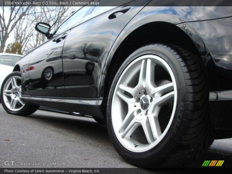 Black / Cashmere Beige 2006 Mercedes-Benz CLS 500