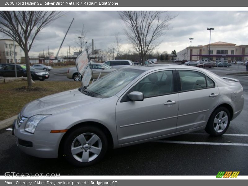 Silver Birch Metallic / Medium Light Stone 2008 Ford Fusion SE