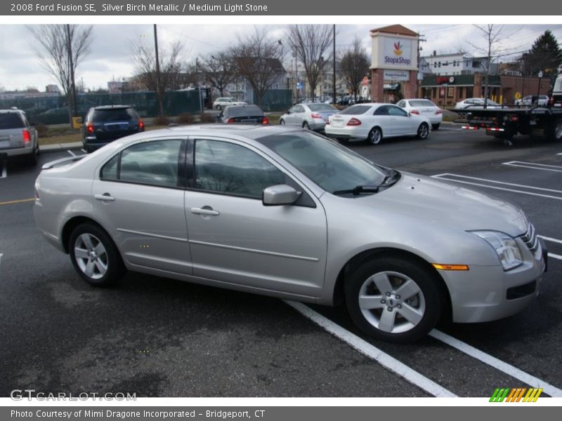 Silver Birch Metallic / Medium Light Stone 2008 Ford Fusion SE