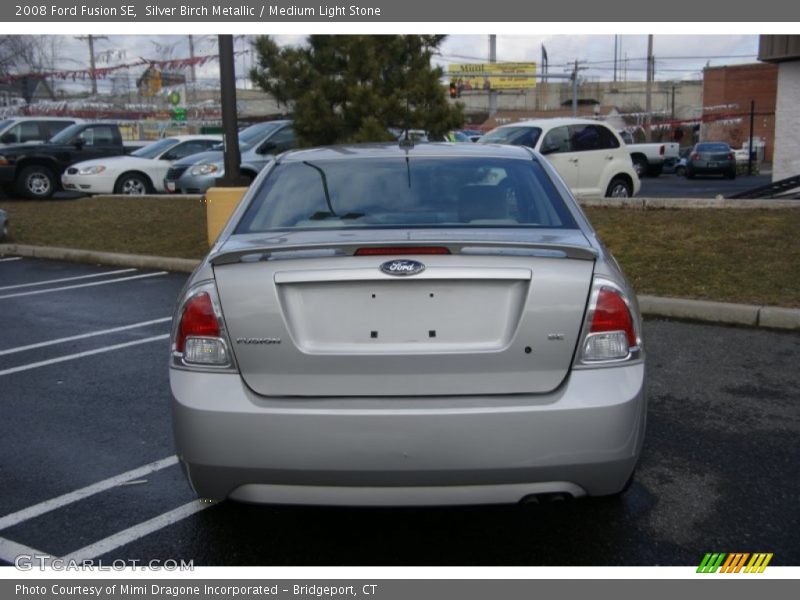 Silver Birch Metallic / Medium Light Stone 2008 Ford Fusion SE
