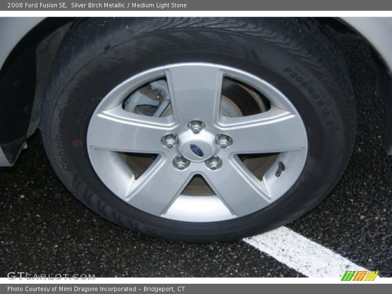 Silver Birch Metallic / Medium Light Stone 2008 Ford Fusion SE