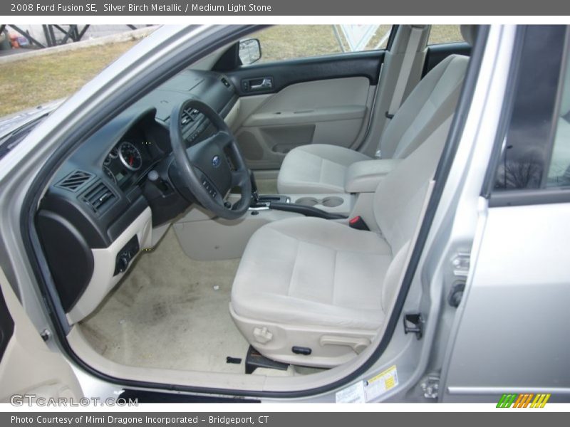 Silver Birch Metallic / Medium Light Stone 2008 Ford Fusion SE
