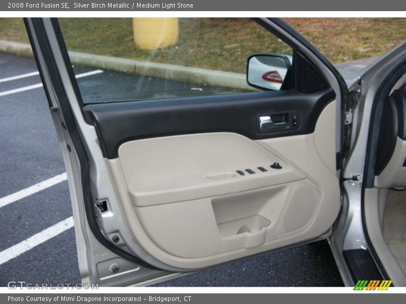 Silver Birch Metallic / Medium Light Stone 2008 Ford Fusion SE