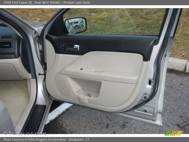 Silver Birch Metallic / Medium Light Stone 2008 Ford Fusion SE