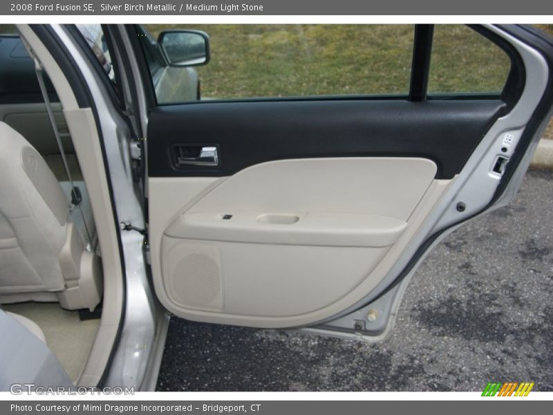 Silver Birch Metallic / Medium Light Stone 2008 Ford Fusion SE