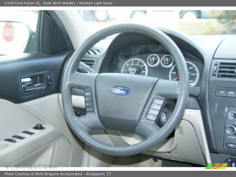 Silver Birch Metallic / Medium Light Stone 2008 Ford Fusion SE