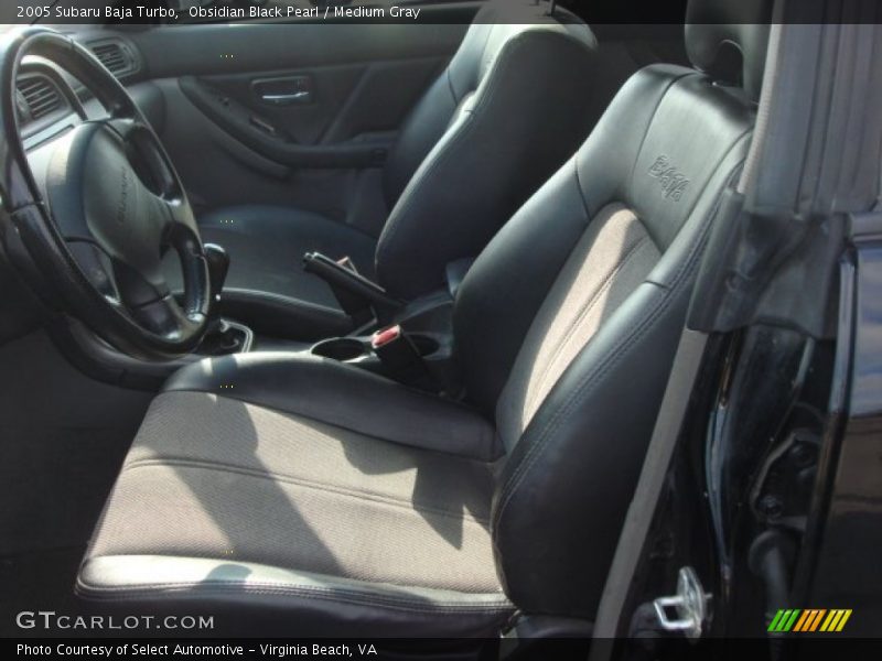 Obsidian Black Pearl / Medium Gray 2005 Subaru Baja Turbo