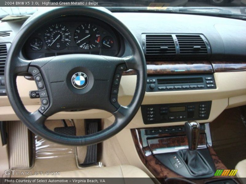 Highland Green Metallic / Beige 2004 BMW X5 3.0i