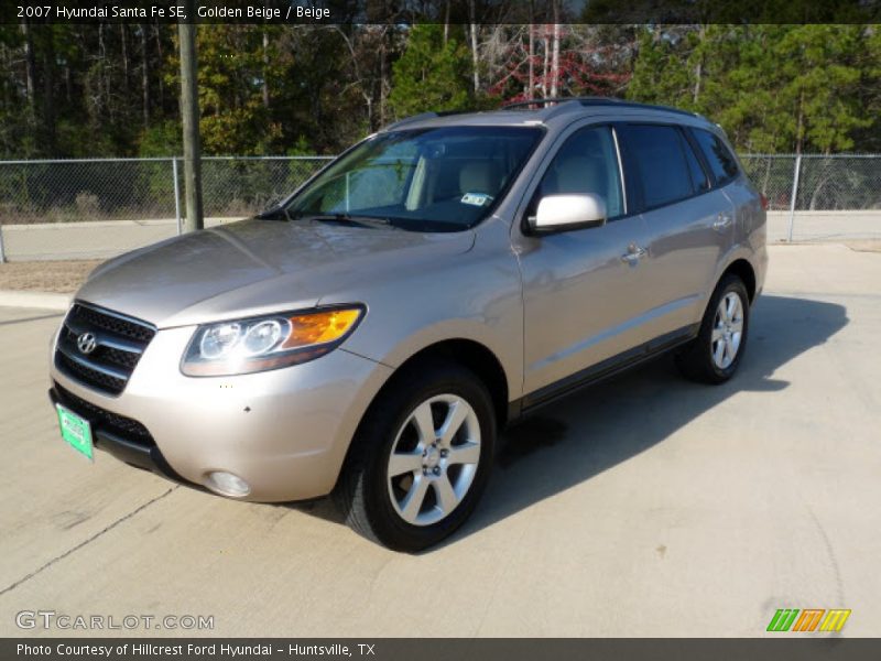 Golden Beige / Beige 2007 Hyundai Santa Fe SE
