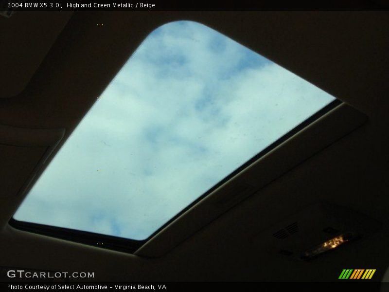 Highland Green Metallic / Beige 2004 BMW X5 3.0i