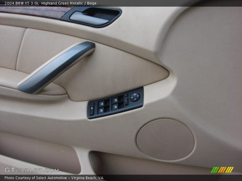 Highland Green Metallic / Beige 2004 BMW X5 3.0i