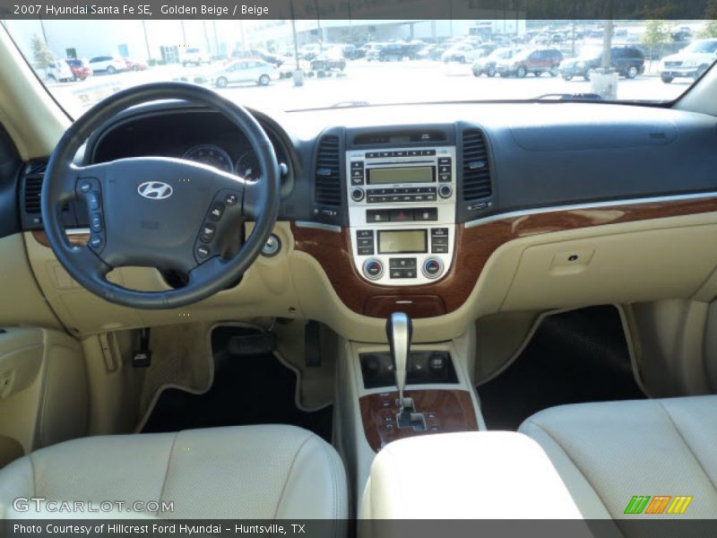 Golden Beige / Beige 2007 Hyundai Santa Fe SE