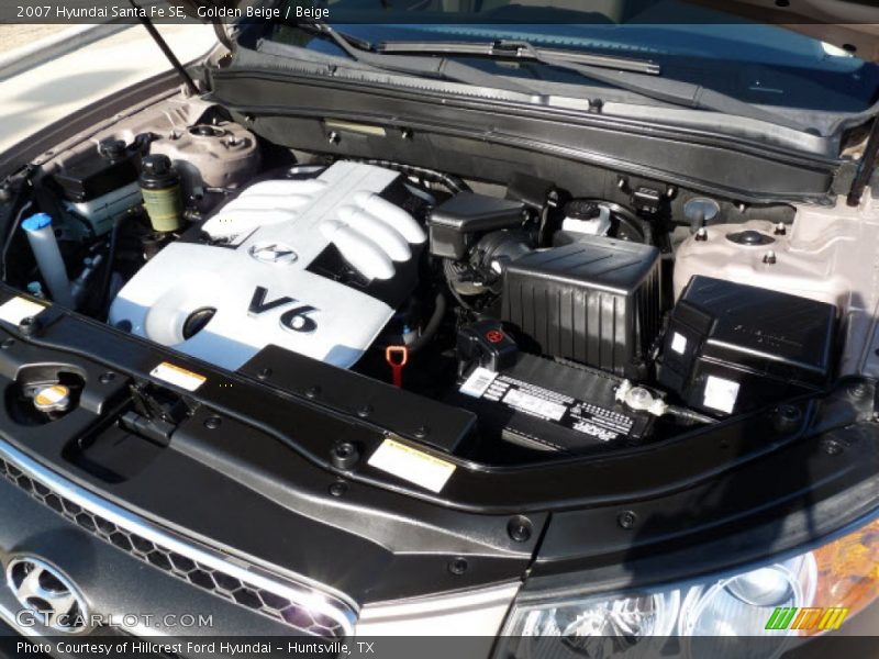 Golden Beige / Beige 2007 Hyundai Santa Fe SE