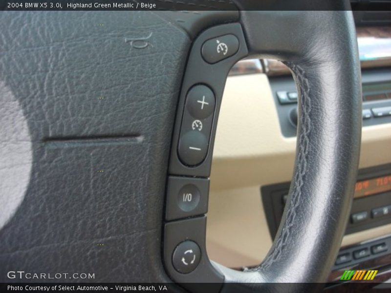 Highland Green Metallic / Beige 2004 BMW X5 3.0i