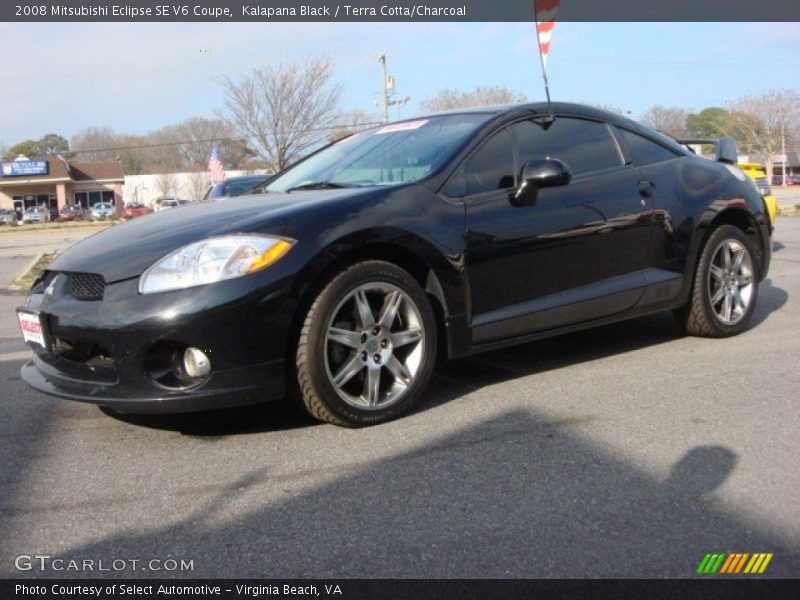 Kalapana Black / Terra Cotta/Charcoal 2008 Mitsubishi Eclipse SE V6 Coupe