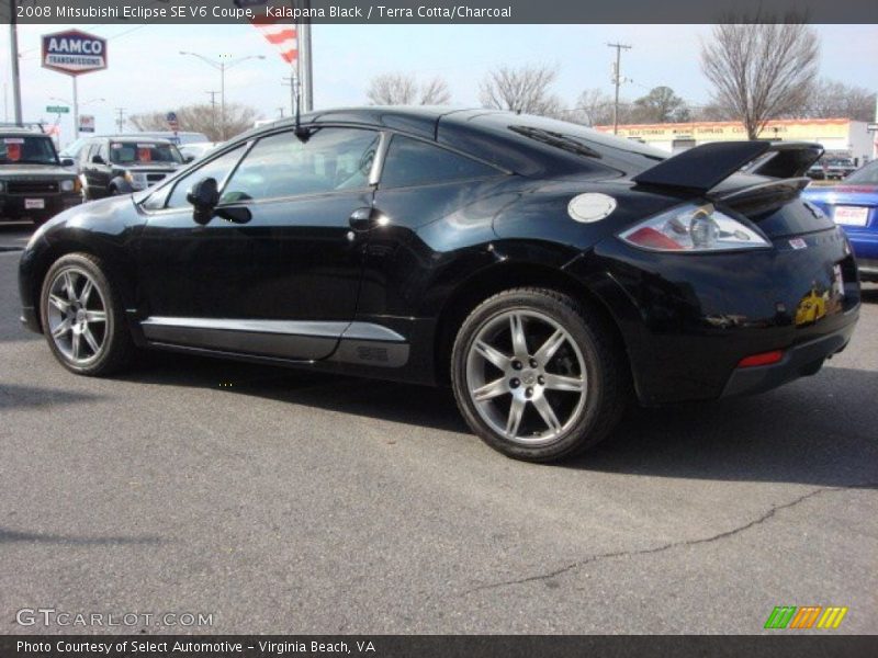 Kalapana Black / Terra Cotta/Charcoal 2008 Mitsubishi Eclipse SE V6 Coupe