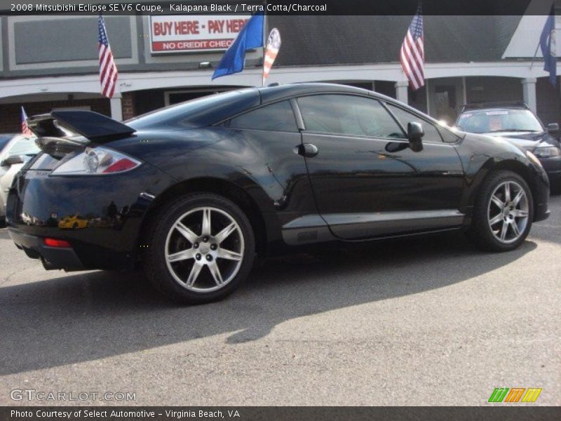 Kalapana Black / Terra Cotta/Charcoal 2008 Mitsubishi Eclipse SE V6 Coupe