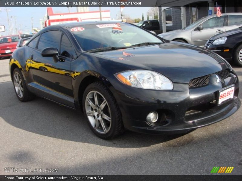 Kalapana Black / Terra Cotta/Charcoal 2008 Mitsubishi Eclipse SE V6 Coupe
