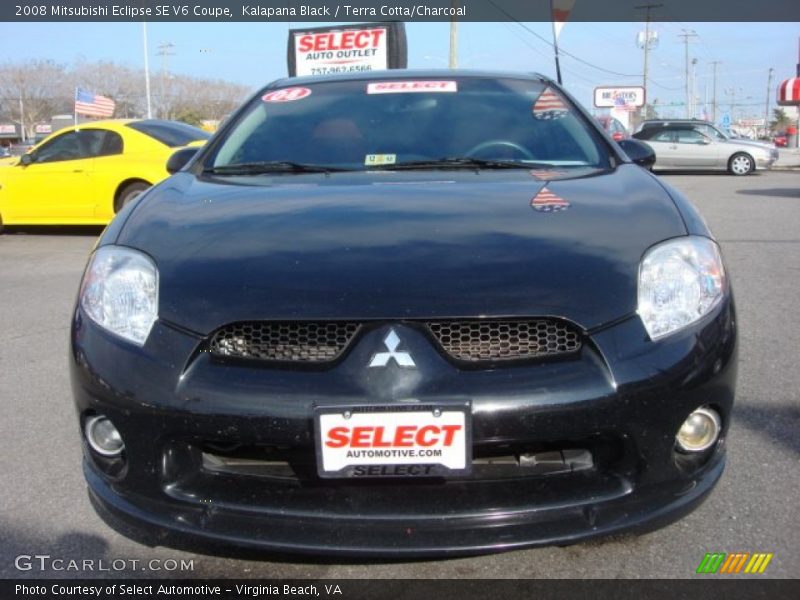 Kalapana Black / Terra Cotta/Charcoal 2008 Mitsubishi Eclipse SE V6 Coupe