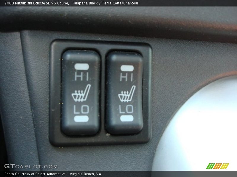 Kalapana Black / Terra Cotta/Charcoal 2008 Mitsubishi Eclipse SE V6 Coupe