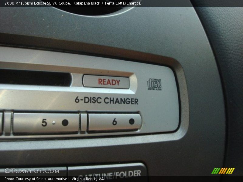 Kalapana Black / Terra Cotta/Charcoal 2008 Mitsubishi Eclipse SE V6 Coupe