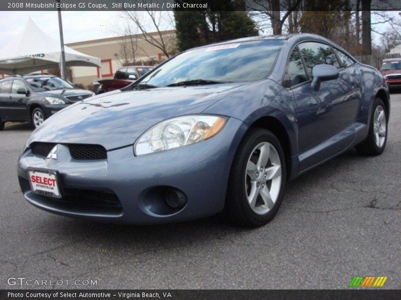 Still Blue Metallic / Dark Charcoal 2008 Mitsubishi Eclipse GS Coupe