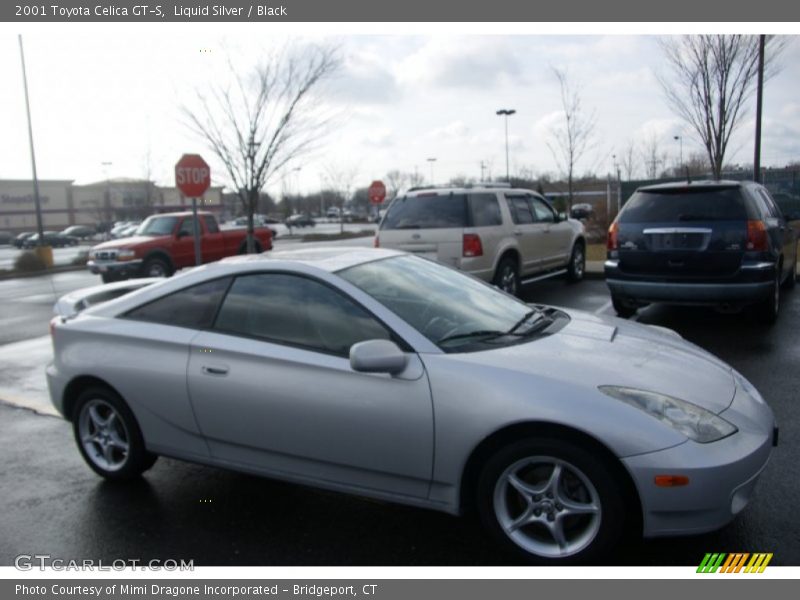 Liquid Silver / Black 2001 Toyota Celica GT-S